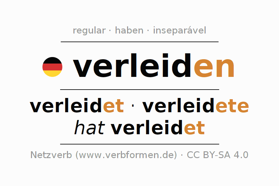 Conjugação do verbo verleiden