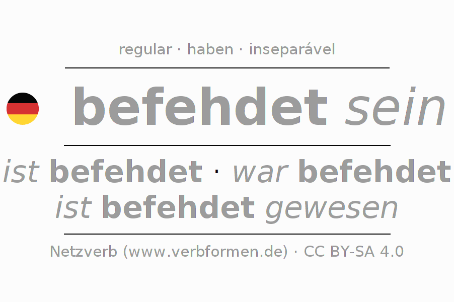 Conjugação do verbo befehden