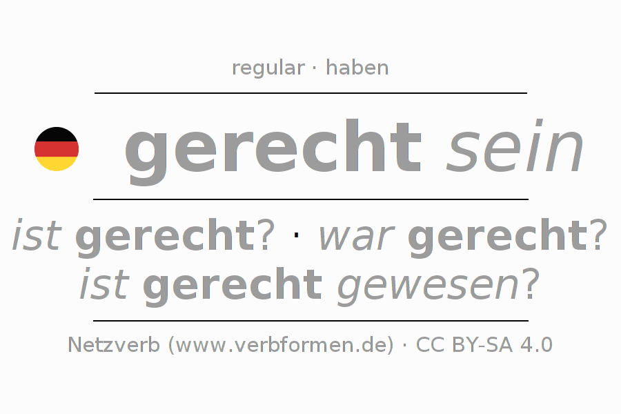 Conjugação do verbo rechen